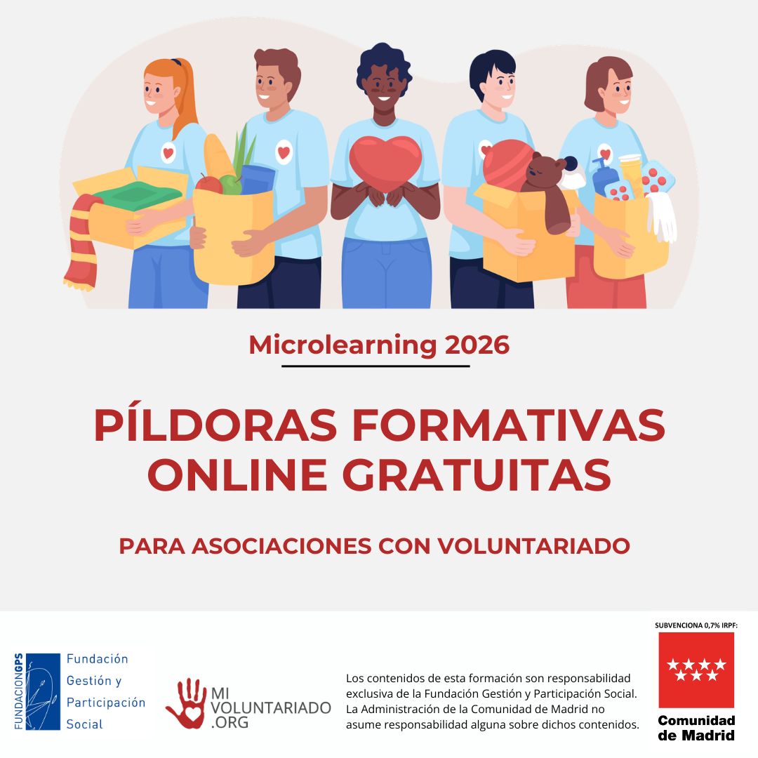 Webinar gratuitos para asociaciones con voluntariado